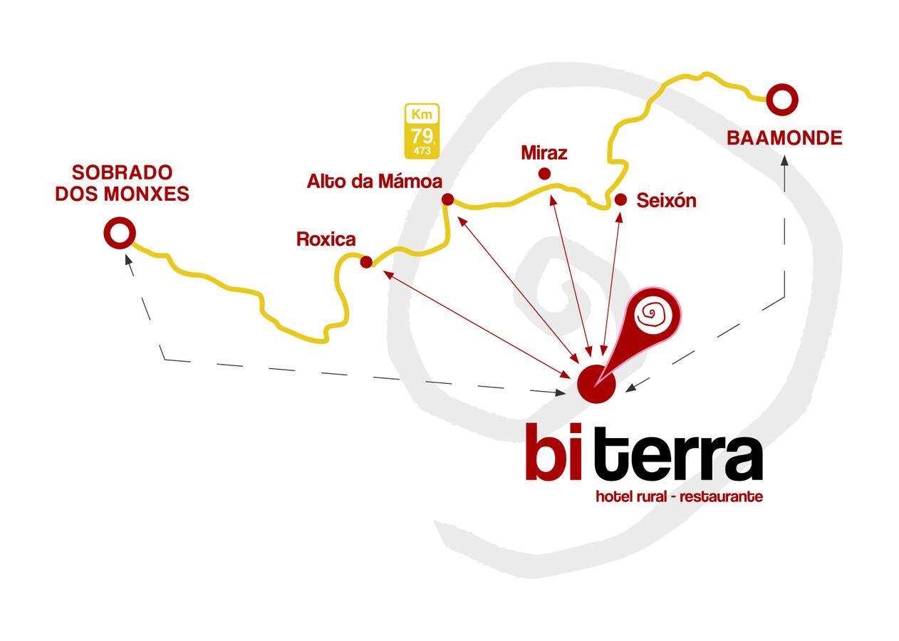 Bi Terra Tu Descanso Zona Miraz Sobrado Hotel Friol Kültér fotó